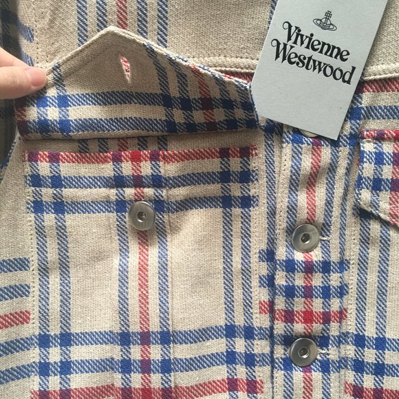 VIVIENNE WESTWOOD Beige Tartan Type 3 Jacket - Picture 12 of 16